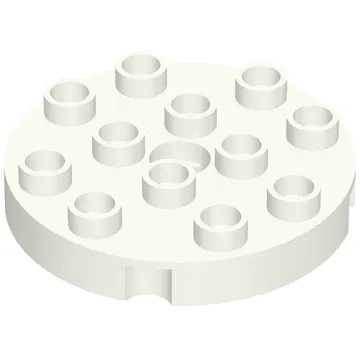 Duplo Plate Round 4 x 4