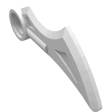 Wing / Blade 1 x 4 with Pin Hole
