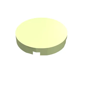Tile Round 2 x 2 with Bottom Stud Holder