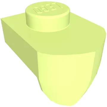 Plate Special 1 x 1 with Vertical Tooth