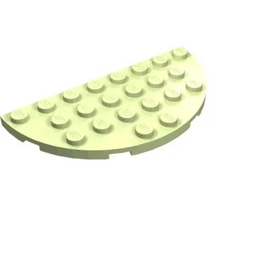 Plate Round Half 4 x 8