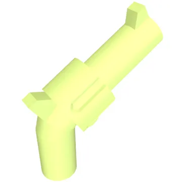 Weapon Gun / Pistol / Revolver Large Barrel, Long Grip