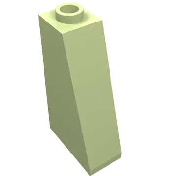 Brick Sloped 75° 2 x 1 x 3 with Hollow Stud