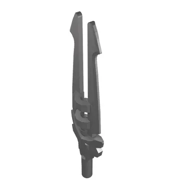 Weapon Sword Double Blade with Bar Holder [Chi Sword]