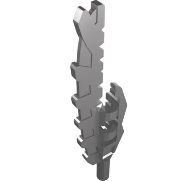 Weapon Sword Serrated with Bar Holder