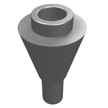 Cone 1 x 1 Inverted with Bar at Bottom (Ice Cream Cone)