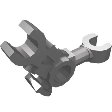 Hero Factory Minifigure Arm [2 Clips at 90°]