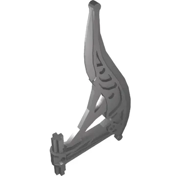 Large Figure Weapon Blade, Elaborate with 2 Axles