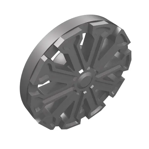 Wheel Cover 10 Spoke T Shape - for Wheel 18976
