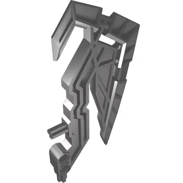 Large Figure Weapon Axe, Skull Warrior
