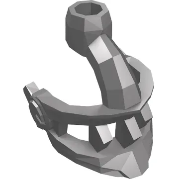 Headwear Accessory Visor Grille and Top Pin Hole