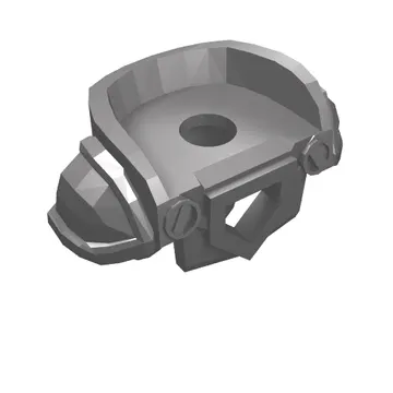 Minifig Neckwear Armor Breastplate with Shoulder Pads Large, Pentagonal Hole in Front and 4 Studs on Back