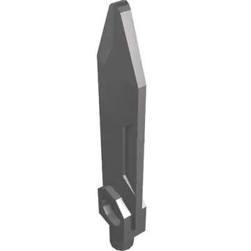 Weapon Sword, Blade with Bar, Double Edge