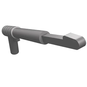Weapon Spear Gun with Rounded Trigger and Thin Spear Base