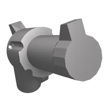 Weapon Gun / Pistol / Revolver Large Barrel, Long Grip