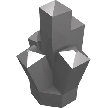 Rock 1 x 1 Crystal 5 Point