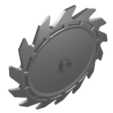 Technic Circular Saw Blade 9 x 9 with Pin Hole