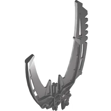 Large Figure Weapon Blade, Double Curved (Mata Nui Scarab Shield Half)