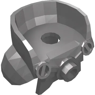 Minifig Neckwear Armour Space with Shoulder Protection and High Back [Plain]