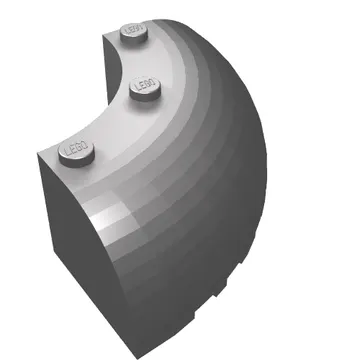 Brick Round Corner 6 x 6 x 2