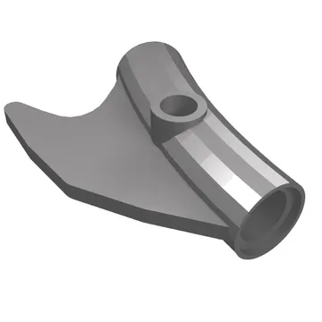 Technic Pin Connector Round Curved with Fin and Hole