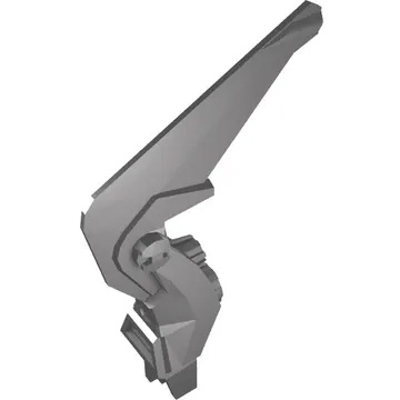 Large Figure Weapon Blade, Angled
