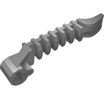 Launcher, Large Figure Weapon, Zamor Sphere Launcher, Bottom with Axle Hole
