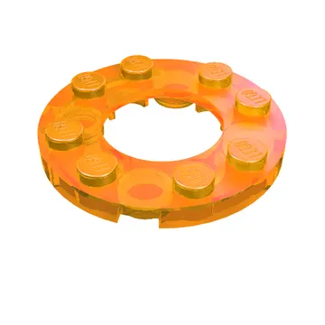 Plate Round 4 x 4 with 2 x 2 Round Opening
