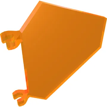 Flag 5 x 6 Hexagonal with U Clips