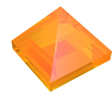 Brick Sloped 45° 1 x 1 x 2/3 Quadruple Convex [Pyramid]
