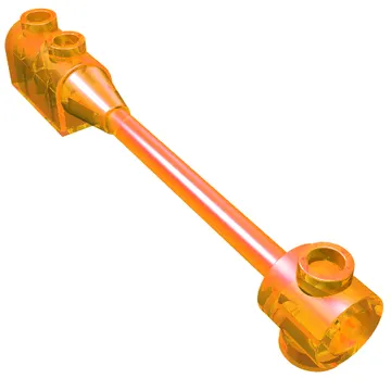 Bar 1 x 8 with Brick 1 x 2 Curved Top End (Axle Holder Inside Small End)