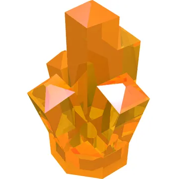 Rock 1 x 1 Crystal 5 Point