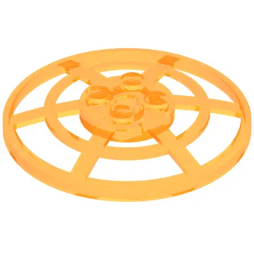 Dish 6 x 6 Inverted, Radar / Webbed [Anti-studs at 90°]