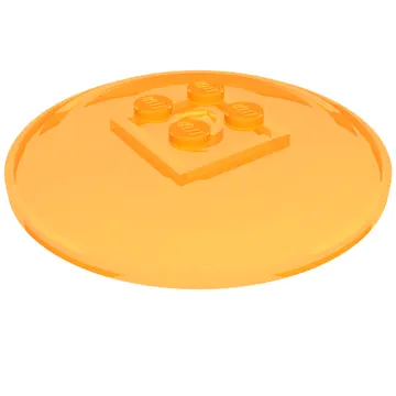 Dish 6 x 6 Inverted (Radar) with Solid Studs
