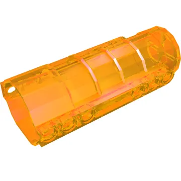 Cylinder 9 x 4 x 2 Tapered with Flat Bottom, Pin Holes