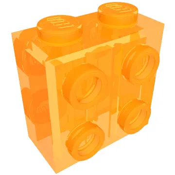 Brick Special 1 x 2 x 1 2/3 with 8 Studs on 2 Sides