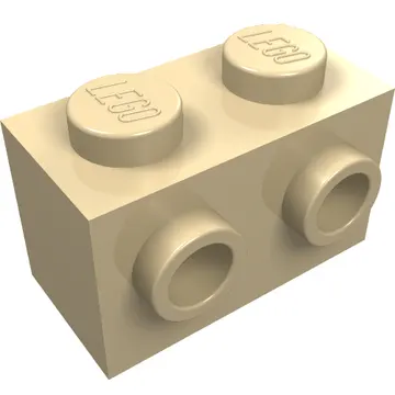 Brick Special 1 x 2 with 2 Studs on 1 Side