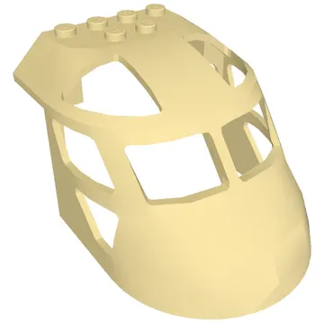 Aircraft Fuselage Curved Forward 6 x 8 Top
