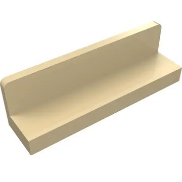 Panel 1 x 4 x 1 with Rounded Corners [Thin Wall]
