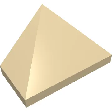 Brick Sloped 45° 2 x 1 Triple with Inside Stud Holder