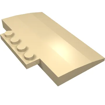 Brick Curved 5 x 8 x 2/3, 4 Studs on Top