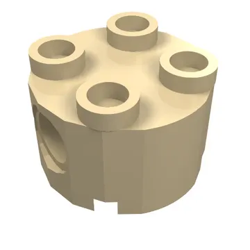 Brick Round 2 x 2, Pin Holes