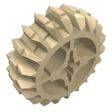 Technic Gear 20 Tooth Double Bevel with Axle Hole Type 1 [+ Opening]
