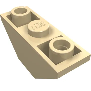 Brick Sloped Inverted 45° 3 x 1 Double with 2 Blocked Open Studs