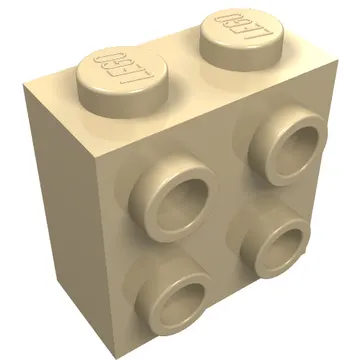Brick Special 1 x 2 x 1 2/3 with 4 Studs on 1 Side