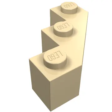 Brick Wedged 3 x 3 Facet