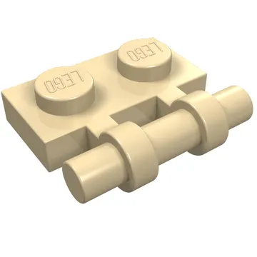 Plate Special 1 x 2 Side Handle [Free Ends]