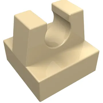 Tile Special 1 x 1 with Clip and Straight Tips
