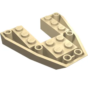 Brick Wedged, Sloped Inverted 6 x 6 x 1 Boat Bow