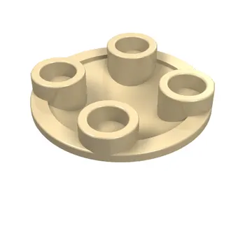 Plate Round 2 x 2 with Rounded Bottom [Boat Stud]
